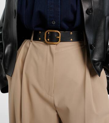 Studded leather belt | Loewe