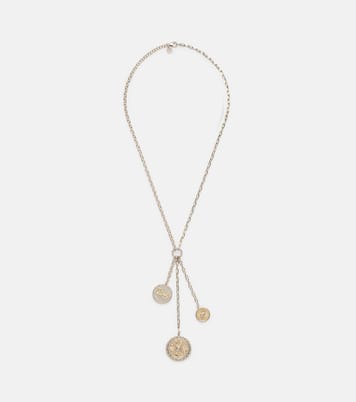 14kt gold necklace with diamonds | Sydney Evan