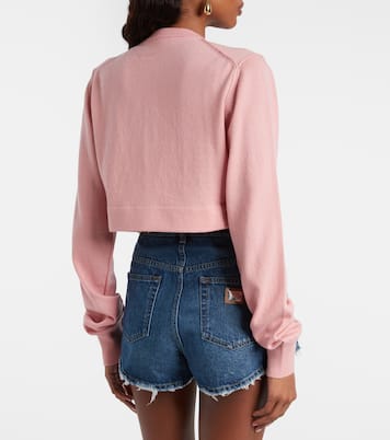 Embellished cashmere-blend cardigan | Dolce&Gabbana