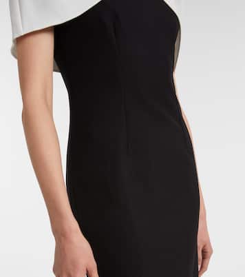 Crystal-embellished crêpe cocktail dress | Roland Mouret
