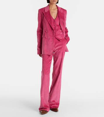 Vesta棉质灯芯绒微喇裤装 | Gabriela Hearst