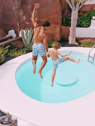 Jim printed swim trunks | Vilebrequin Kids