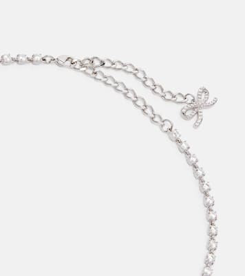 Crystal-embellished necklace | Self-Portrait