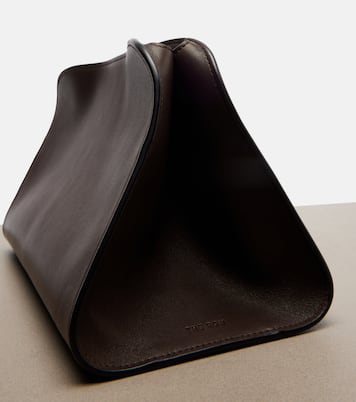 Peggy Small leather clutch | The Row