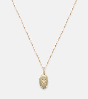 Northern Star 10kt gold necklace with diamond | Stone and Strand