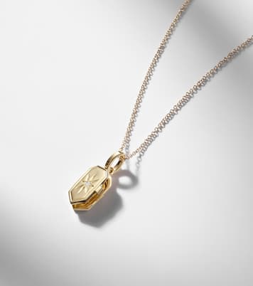 Northern Star 10kt gold necklace with diamond | Stone and Strand
