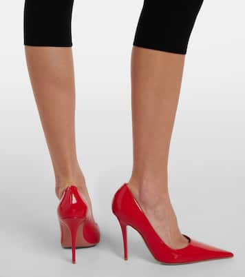 Barbara patent leather pumps | Amina Muaddi