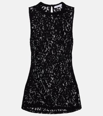 توب Serenka من الدانتيل بطبعات الورود | Veronica Beard