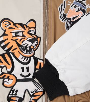 Embroidered cotton bomber jacket | Molo