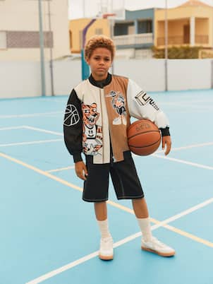 Embroidered cotton bomber jacket | Molo