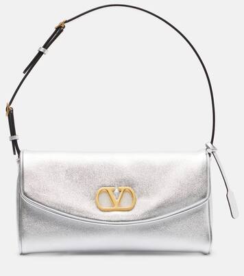 DeVain Small metallic leather shoulder bag | Valentino Garavani