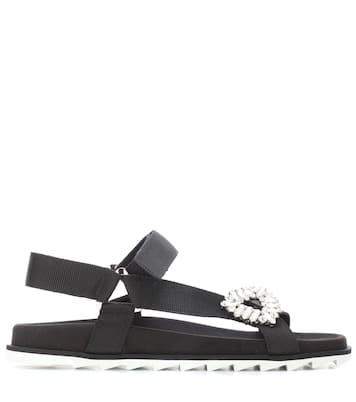 Crystal-embellished sandals | Roger Vivier