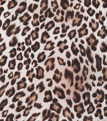 Caroline leopard-print blouse | Velvet
