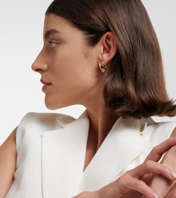 Boucle d'oreille unique Mini Microhoop en or 18 ct | Spinelli Kilcollin