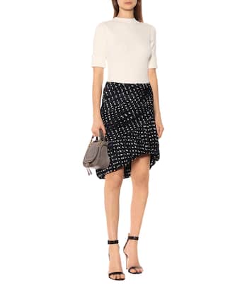 Gonna a pois in seta | Tory Burch