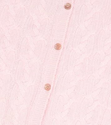 Downy Cables cashmere cardigan | Loro Piana Kids