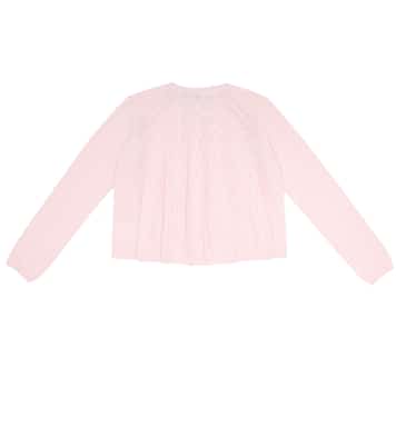 Downy Cables cashmere cardigan | Loro Piana Kids