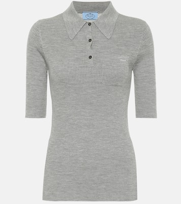 Polo in lana e seta | Prada