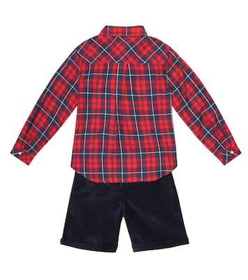 Cotton shirt and shorts set | Rachel Riley