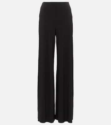 Elephant jersey wide-leg pants | Norma Kamali