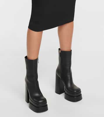 Botines Intrico de piel con plataforma | Versace