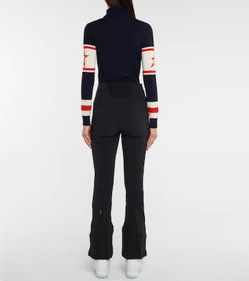 Aurora high-rise soft shell flared ski pants | Perfect Moment