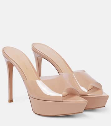 Betty PVC and leather sandals | Gianvito Rossi