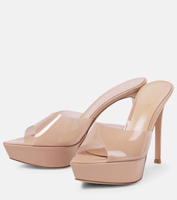 Betty PVC and leather sandals | Gianvito Rossi