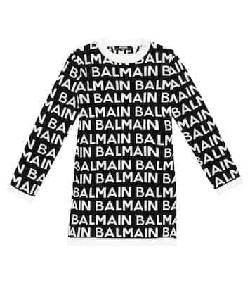 Kleid aus Baumwolle | Balmain Kids