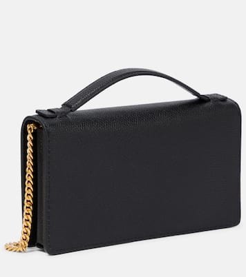 Portemonnaie mit Kettenriemen VLogo Signature aus Leder | Valentino Garavani