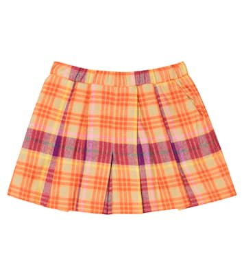 Checked cotton skort | Paade Mode