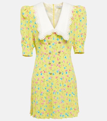Floral silk minidress | Alessandra Rich