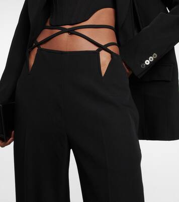 Pantalon droit en laine mélangée | Dion Lee