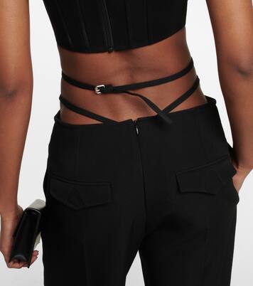 Pantalon droit en laine mélangée | Dion Lee