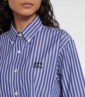 Cropped-Hemd aus Baumwolle | Miu Miu