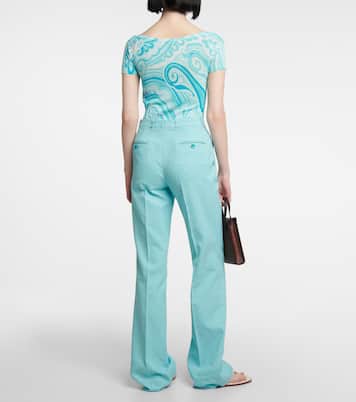 Pantaloni regular a vita alta | Etro