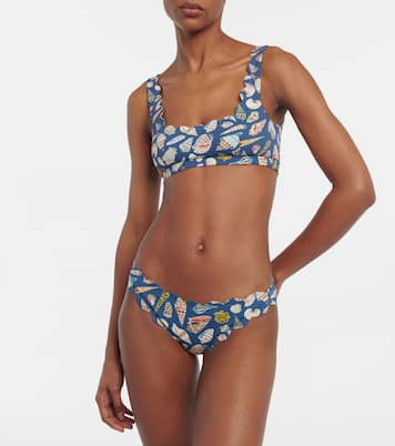 Antibes printed bikini bottoms | Marysia
