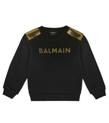 Sudadera de algodón con logo | Balmain Kids