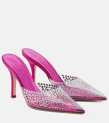Mules Hollywood de PVC adornadas | Paris Texas