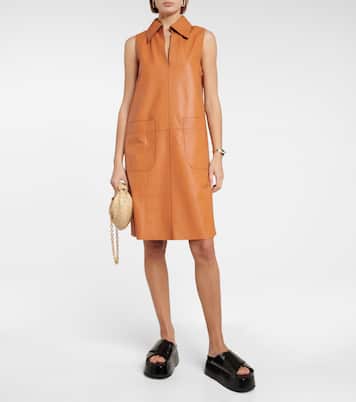 Berwick leather midi dress | Joseph