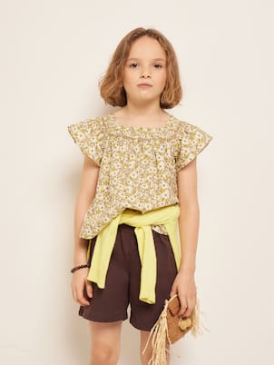 Blusa Carlie in cotone con stampa | Bonpoint