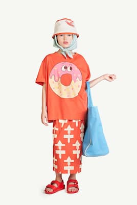Starfish printed cotton bucket hat | The Animals Observatory