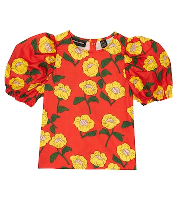 Blusa de algodón floral | Mini Rodini