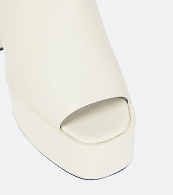 Sasha leather platform mules | Paris Texas