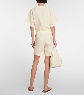 Tailored drawstring shorts | Toteme