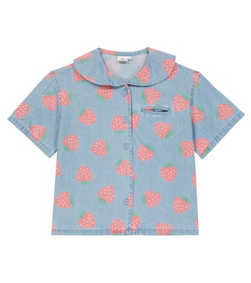 Printed denim shirt | Jellymallow