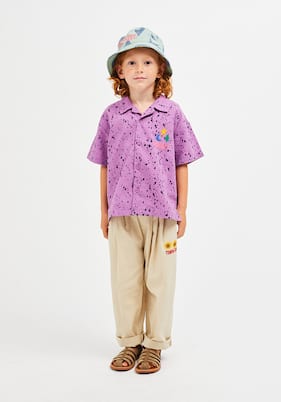 Tournesol embroidered cotton pants | Jellymallow