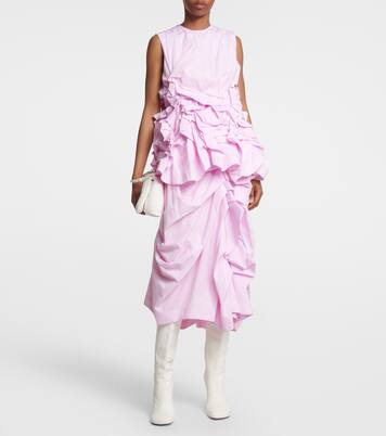Gonna midi in cotone | Noir Kei Ninomiya