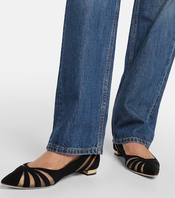 Ballerine The Spy in suede | Aquazzura
