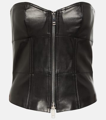 Top bustier Etna en cuir | Isabel Marant
